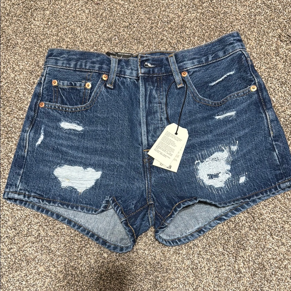 Denim Distressed Women's Shorts